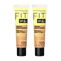 Maybelline Fit Me Tinted Moisturiser With Aloe 30ml - 120 x2