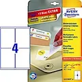 Wiederablösbare Etiketten, 99,1x139mm weiß 25 Blatt +,