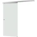 inova Glasschiebetür Vollflächig Satiniert 1025 x 2200 mm Komplettset mit Griffmuschel