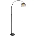 Globo Stehlampe Newcastle Alu, Eisen, Stahl & Metall