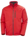Helly Hansen Men's Crew Midlayer Jacket, Red 2.0, L