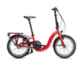 COAST Bikes Unisex – Erwachsene Lowtide No. 01 3S Faltrad, red met. matt, 20 Zoll