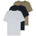 BOSS T-Shirt TShirtRN 3P Classic (3-tlg) mit Logostickerei bunt L (50)