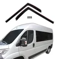 Windabweiser GP Regenabweiser Für Citroen Jumper 3 Ab 2006 2-Tlg Set Schwarz