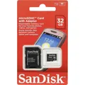 SanDisk MicroSDHC+SD Adapt. 32GB SDSDQM-032G-B35A