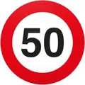 DankeDir 50. Geburtstag Geschenk Schild 20 x 20 cm Geschenkidee Geburtstagsge...