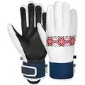 Reusch Skihandschuhe Charlize R-TEX® XT mit wasserdichter, atmungsaktiver Funktion blau|weiß 8,5