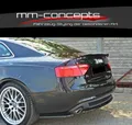 CUP Heckspoiler SCHWARZ für Audi A5 8T B8 Spoiler Dach Kanten Aufsatz S5 **