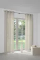 Wirth Vorhang "Sunday" Gr. 1, beige, 145cm, Ösen, 141cm
