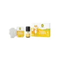 PRIMAVERA Kids Leichter lernen Duftset - Geschenkbox, Duftstein und Duftmischung - Aromaöl, Duftöl, ätherisches Öl, Aromatherapie - Geschenk - vegan