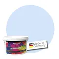 WALLCOVER hochwertige Wandfarbe für Innen | Blau hellblau | 1L für 8m² | Hochdeckende Innenfarbe Matt (Klasse 1) | Profi Qualität aus Deutschland