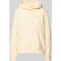 Tommy Jeans Regular Fit Hoodie aus Baumwoll-Mix in GELB, Größe L