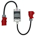 NWP CEE Adapter 32A 400V Stecker auf 16A 400V Kupplung Starkstrom - IP44 - mit Leitungsschutzschalter 3C16A - H07RN-F 5G2,5/5G4