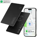 S&T Design Apple AirTag Pendant im Kartenformat für die Brieftasche GPS-Tracker ( IP68 Apple Wo Ist? (iOS) Kompatibel | GPS Ortung Wallet Tracker )