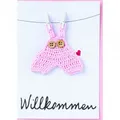 Baby Welcome Card - Glückwunschkarte