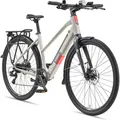 Telefunken Urban E-Bike Damen UH210 28 Zoll Hinterradmotor 7-Gang Kettenschaltung - Grau