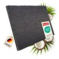 floordirekt Fußmatte Kokos Grau 17 mm