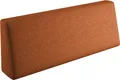 sunnypillow Palettenkissen mit abnehmbarem Bezug Rückenkissen 120x40x20/10cm Orange