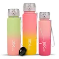 720°DGREE Trinkflasche “uberBottle“ softTouch +Sieb Multicolour - 1L - BPA-Frei - Wasserflasche für Uni, Sport, Fitness, Fahrrad, Outdoor - Sportflasche aus Tritan - Leicht, Bruchsicher, Nachhaltig