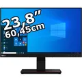 Lenovo Monitor ThinkVision T24t-20, 23,8 Zoll, Full HD 1920 x 1080 Pixel, Touchscreen, 4 ms, 60Hz