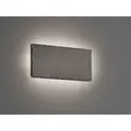Flache Led Innen Wandleuchte Raven Aus Naturschiefer, Breite 25cm