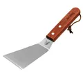 Valhal Outdoor Grill- und Pfannenwender Edelstahl mit Holzgriff Schlaufe