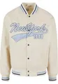 Karl Kani Herren KU242-011-1 Varsity Bowling Jacket Off White, L