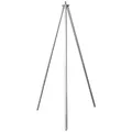 Grillrost.com BBQ Grillrost BBQ Dreibeingrill, Made in Germany silberfarben Premium Edelstahl Dreibein | 130 cm x 1960 cm x 130 cm