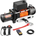 VEVOR 12V Elektrische Seilwinde 13500lbs 6123,5kg Offroadwinde Motorwinde 24m
