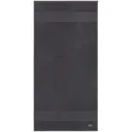 Lacoste Frottier Handtücher Lecroco Gästetuch 40x60 cm | bitume - grau