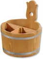 KESPER® Besteckträger Besteckbehälter, Kiefer, FSC, (1-tlg), mit 3-fach Einteilung