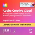 Adobe Creative Cloud Individual Education (1 User, 1 Geräte/User, 12 Monate) (65303877)
