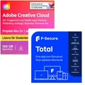 Adobe Creative Cloud All Apps | Studierende und Lehrende | 1 Jahr | 100GB | PC/Mac | inkl. F-Secure Total 7 Devices - 12+3 Monate