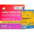 Adobe Creative Cloud Bildungsversion – 1 Jahr + Norton Bonus