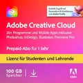 Adobe Creative Cloud All Apps | Studenten & Lehrer | Download & Produktschlüssel | inkl. Norton-Virenschutz