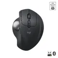 Logitech MX Ergo S Grafit - Kabellose Komfort-Trackball-Maus mit Silent-Klick...