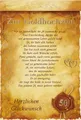 Goldhochzeit - 50. Hochzeitstag - Glückwunschkarte im Format 11,5 x 17 cm mit Br