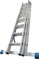 Krause Aluminium-Mehrzweckleiter STABILO mit Treppenfunktion 6,05 m