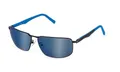 Fila Unisex SFI446 Sunglasses, 696B Blu Opaco, 63