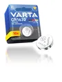 VARTA Batterien Knopfzellen CR1632, 10 Stück, Power on Demand, Lithium, 3V