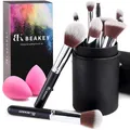 Makeup Pinsel Foundation Blending Face Powder Blush Lidschatten Sets mit Schwamm