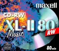 Maxell CD-Rohling 10 Maxell Rohlinge CD-RW Audio 80 Minuten Musik Jewelcase