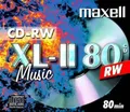 50 Maxell Rohlinge CD-RW Audio 80 Minuten Musik Jewelcase
