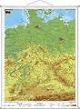 Deutschland physisch, Wandkarte mit Metallleiste | Buch | 9783935794534