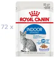 (EUR 15,99/kg) Royal Canin Indoor Sterilised Gelee, Katzen-Nassfutter: 72x 85 g