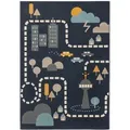 Lytte Kinderteppich, Blau, Textil, Rechteckig, 120x170 cm, Oeko-Tex® Standard 100, wasserabweisend, Teppiche & Böden, Teppiche, Teppich Kinderzimmer