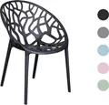 Stapelstuhl Bilby Gartenstuhl Bistrostuhl Kunststoffstuhl Schwarz