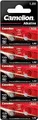 Camelion 12051000 - Alkaline Knopfzellen-Batterie ohne Quecksilber AG0/LR63/LR521/379 mit 1,5 Volt, 10er Set, Kapazität 9 mAh