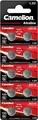 Camelion 12051010 - Alkaline Knopfzellen-Batterie ohne Quecksilber AG10/LR54/LR1130/389 mit 1,5 Volt, 10er Set, Kapazität 78 mAh