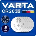5x Varta 2032 CR2032 BR 2032 Knopfzellen Batterien 5 Stück NEU   aus 2025